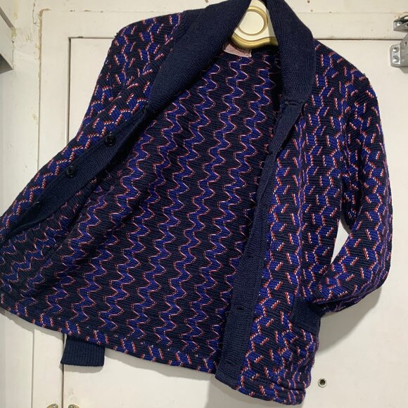 VINTAGE JAYDEE SUPERIOR VALUE BY KNITTERS LTD. SHAWL SWEATER CARDIGANS SIZE S - Picture 10 of 12